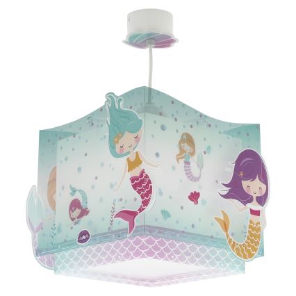 Dalber 63442 - Kinder-Kronleuchter MERMAIDS 1xE27/60W/230V