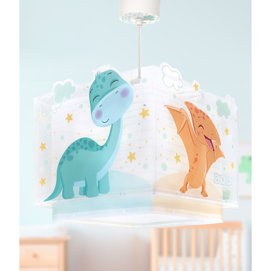Dalber 63452 - Kinder-Deckenleuchte BABY DINOS 1xE27/15W/230V, farbenfroh