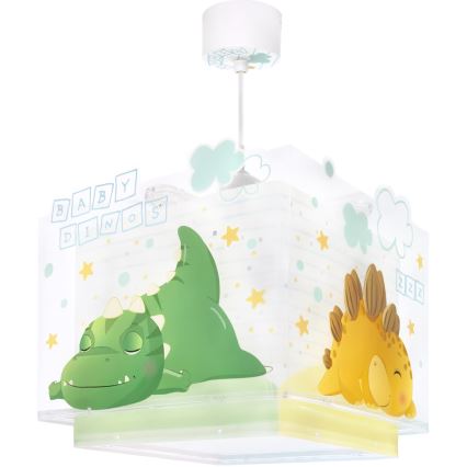 Dalber 63452 - Kinder-Deckenleuchte BABY DINOS 1xE27/15W/230V, farbenfroh