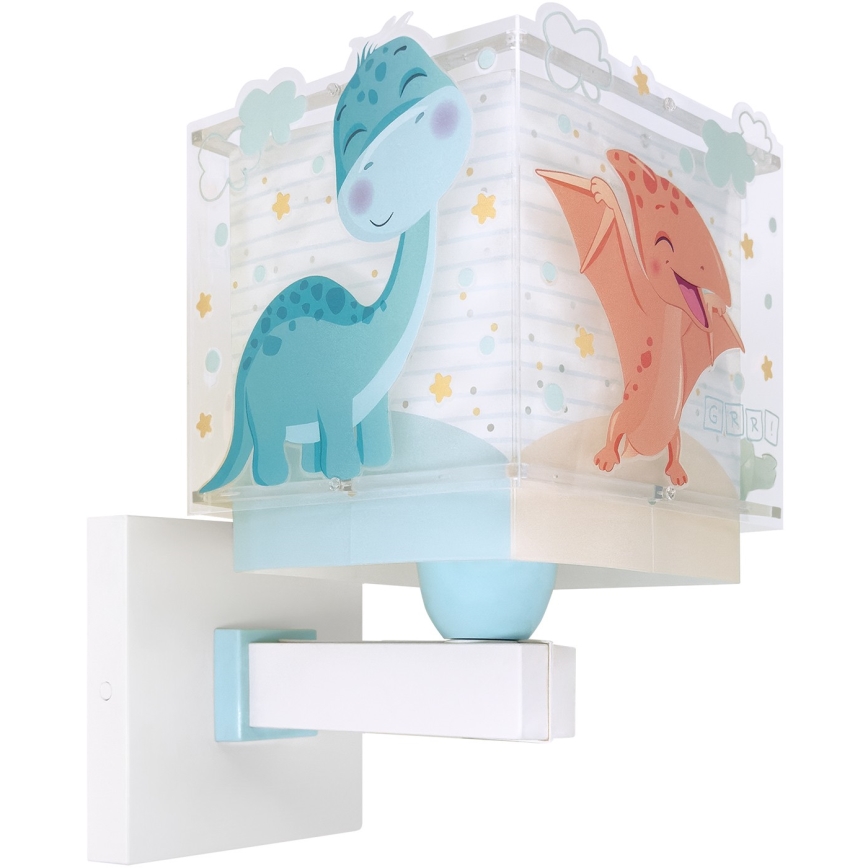 Dalber 63459 - Kinder-Wandleuchte BABY DINOS 1xE27/15W/230V farbenfroh