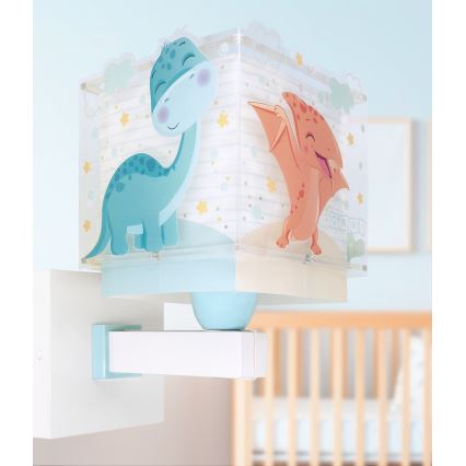 Dalber 63459 - Kinder-Wandleuchte BABY DINOS 1xE27/15W/230V farbenfroh