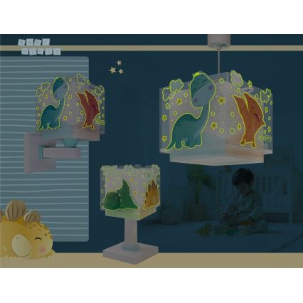 Dalber 63459 - Kinder-Wandleuchte BABY DINOS 1xE27/15W/230V farbenfroh