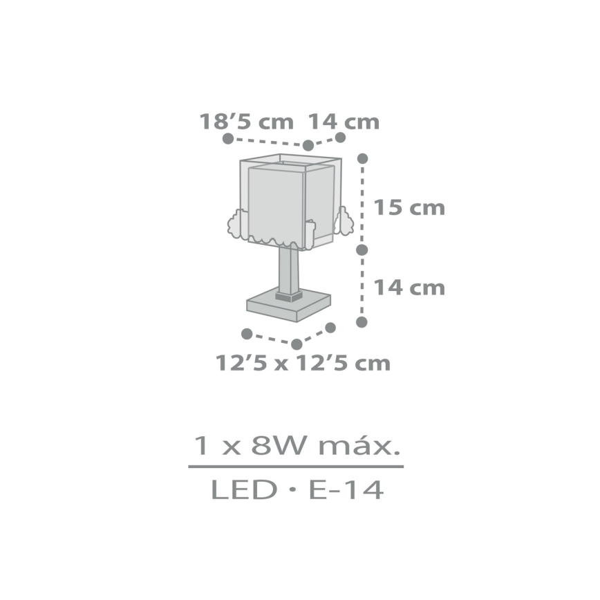 Dalber 63531N - LED-Kinderlampe TRAIN 1xG4/4W/230V mehrfarbig
