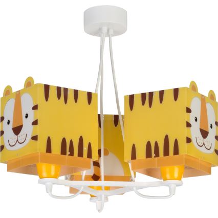 Dalber 64567 - Kinderleuchte LITTLE TIGER 3xE27/60W/230V