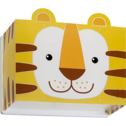 Dalber 64568 - Kinderwandleuchte LITTLE TIGER 1xE27/60W/230V