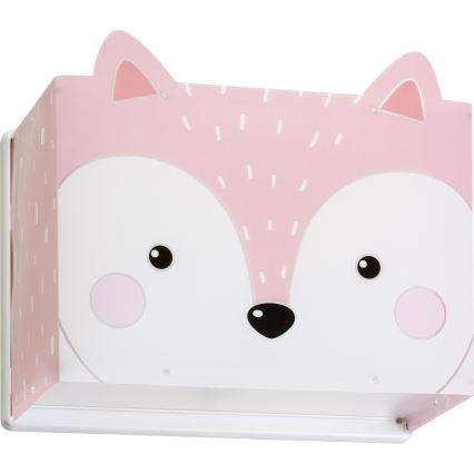 Dalber 64588 - Kinder-Wandleuchte LITTLE FOX 1xE27/60W/230V