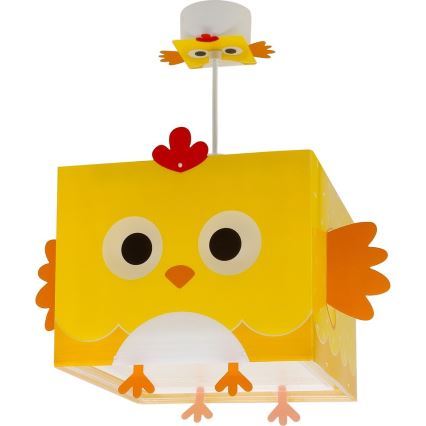 Dalber 64642 - Kinder-Hängelampe LITTLE CHICKEN 1xE27/15W/230V