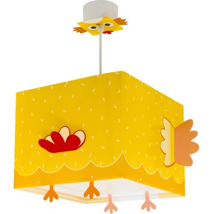 Dalber 64642 - Kinder-Hängelampe LITTLE CHICKEN 1xE27/15W/230V