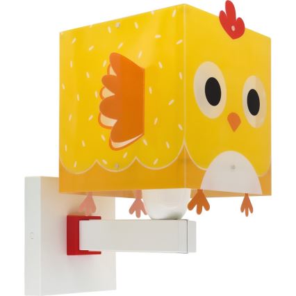 Dalber 64649 - Kinder-Wandleuchte LITTLE CHICKEN 1xE27/15W/230V