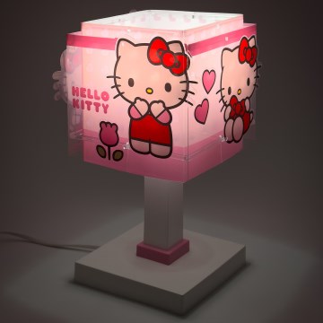 Dalber 73261 - LED-Kinderlampe HELLO KITTY 1xG4/4W/230V rosa