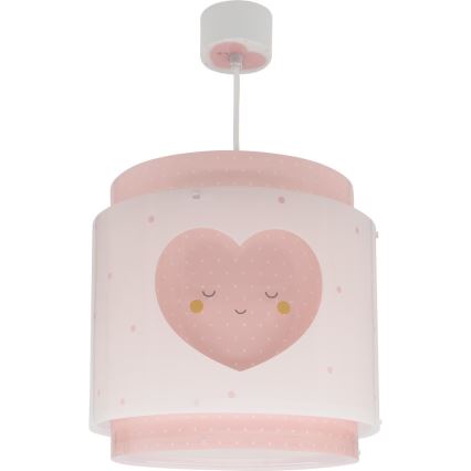 Dalber 76012S - Kinder-Hängelampe BABY DREAMS 1xE27/15W/230V rosa