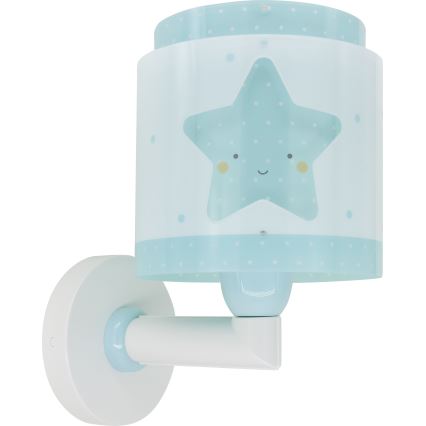 Dalber 76019T - Kinder-Wandleuchte BABY DREAMS 1xE27/15W/230V blau