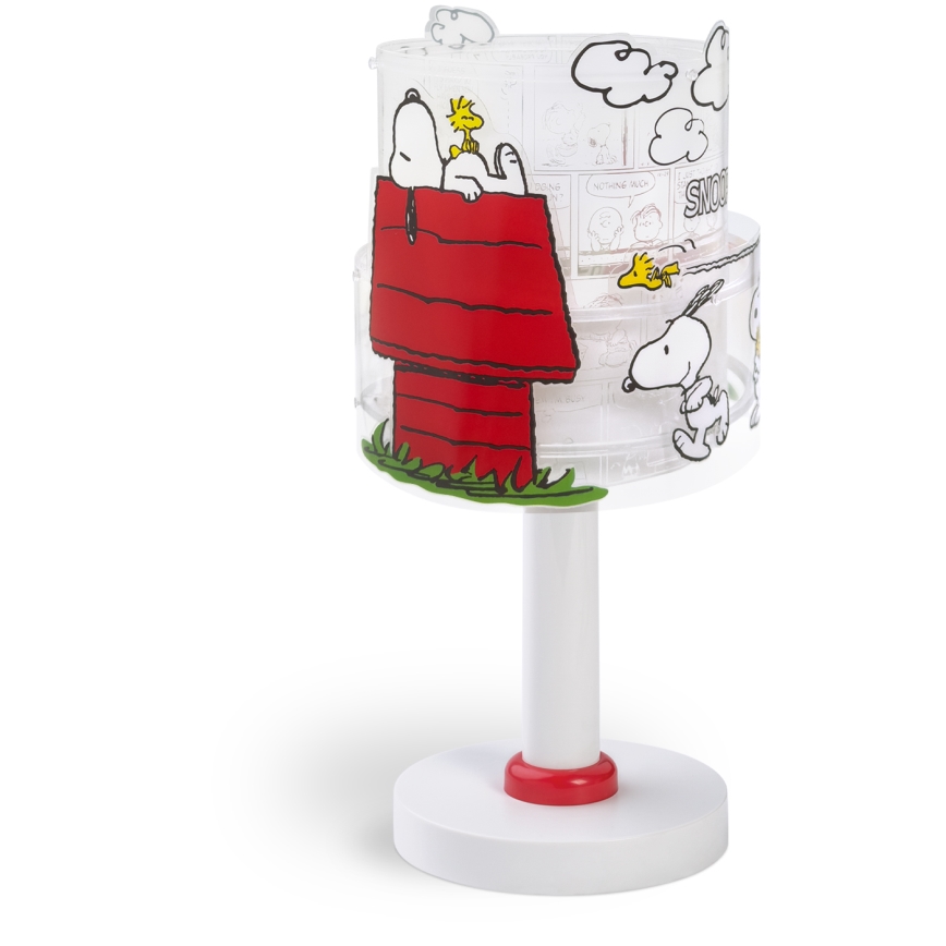 Dalber 76301 - LED-Kinderlampe SNOOPY 1xG4/4W/230V weiß/rot