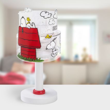 Dalber 76301 - LED-Kinderlampe SNOOPY 1xG4/4W/230V weiß/rot