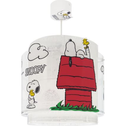 Dalber 76302 - Kinder-Deckenleuchte SNOOPY 1xE27/15W/230V weiß/rot