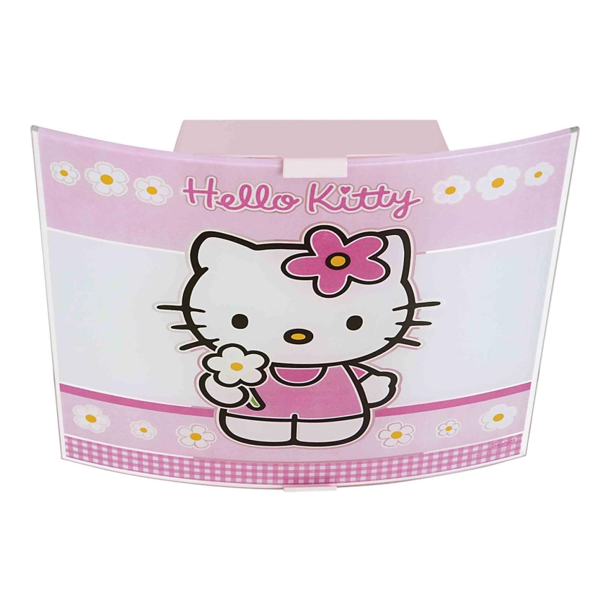 Dalber 80266 - Kinder-Deckenleuchte HELLO KITTY 2xE27/60W/230V