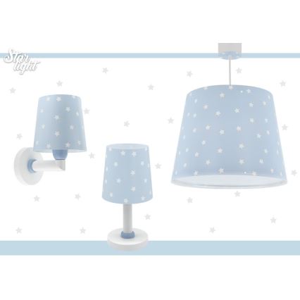 Dalber 82212T - Kinder-Kronleuchter STAR LIGHT 1xE27/60W/230V blau