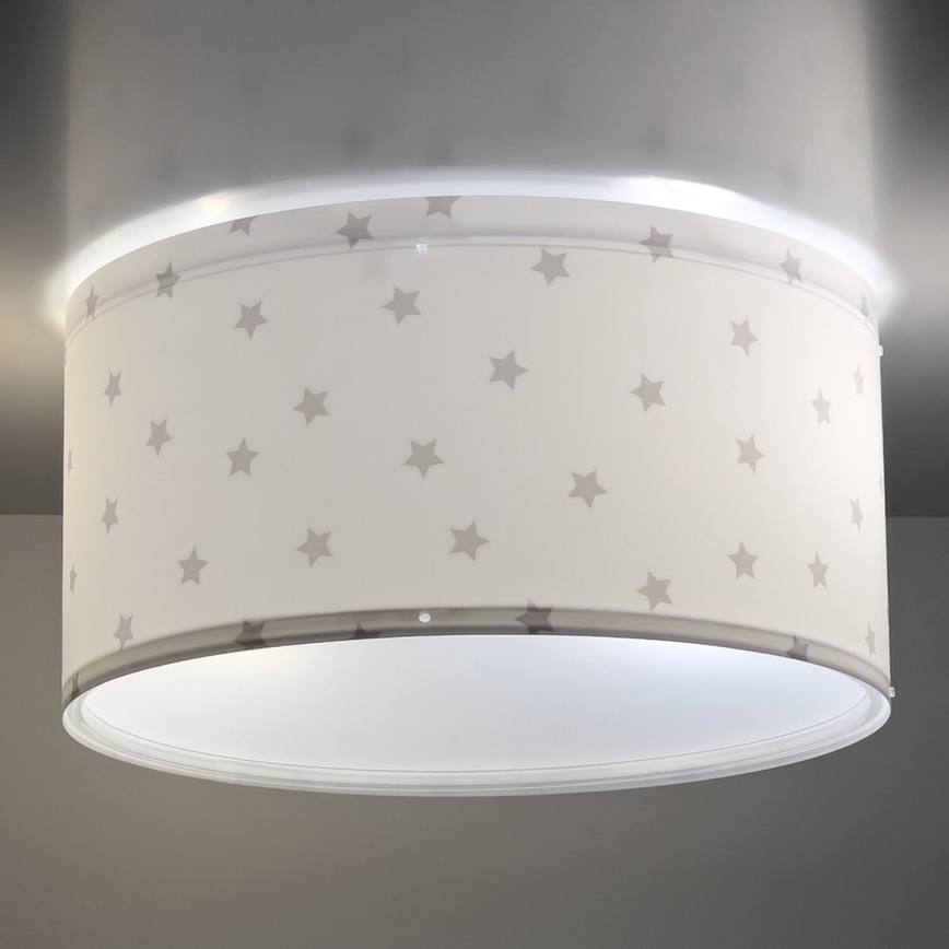 Dalber 82216B - Kinder Deckenleuchte STAR LIGHT 2xE27/60W/230V weiß