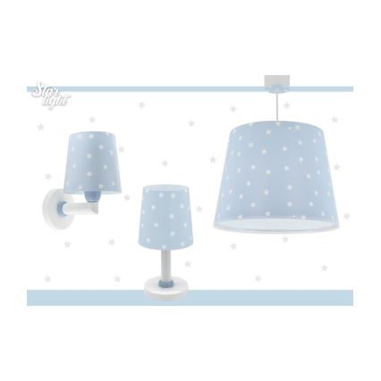 Dalber 82219T - Kinder-Wandleuchte STAR LIGHT 1xE27/60W/230V blau