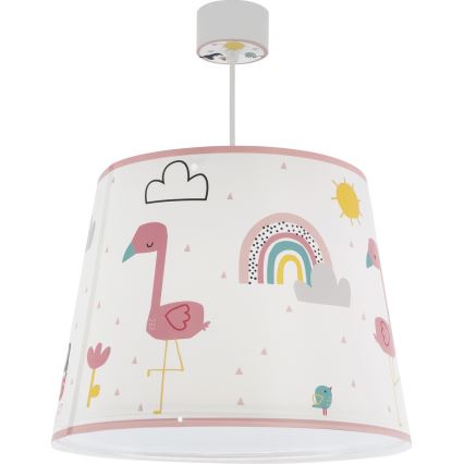 Dalber 82462 - Hängeleuchte für Kinder FLAMINGO 1xE27/15W/230V