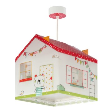 Dalber D-11672 - Kinder Kronleuchter MY SWEET HOME 1xE27/60W/230V