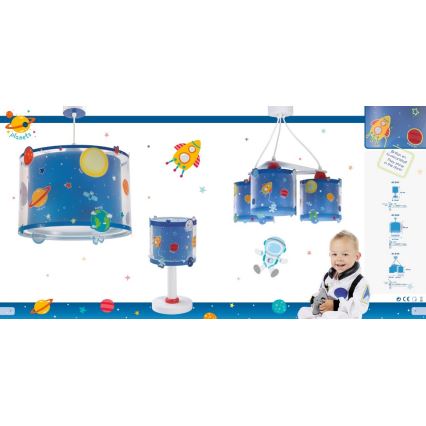 Dalber D-41342 - Kinderzimmerleuchte PLANETS 1xE27/60W/230V