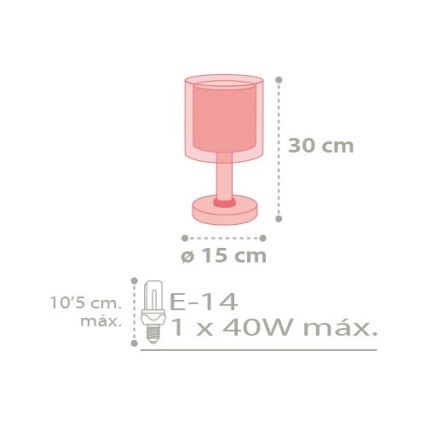 Dalber D-41431 - Kinderlämpchen COLOR RAIN 1xE14/40W/230V