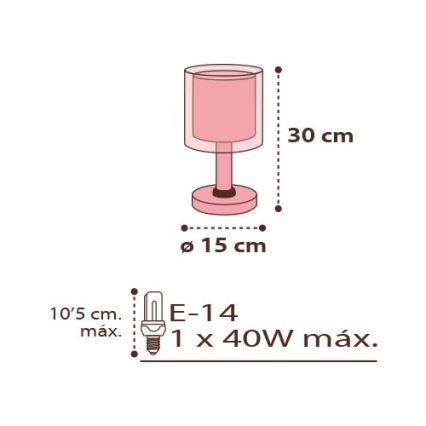 Dalber D-60291 - Kinderleuchte BIRDS 1xE14/40W/230V