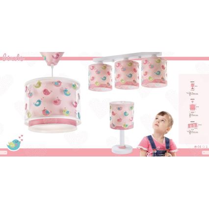 Dalber D-60291 - Kinderleuchte BIRDS 1xE14/40W/230V