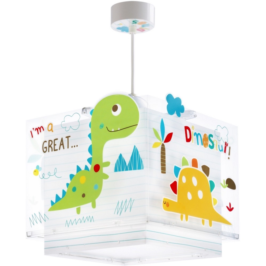 Dalber D-73452 - Kinder Kronleuchter DINOS 1xE27/60W/230V
