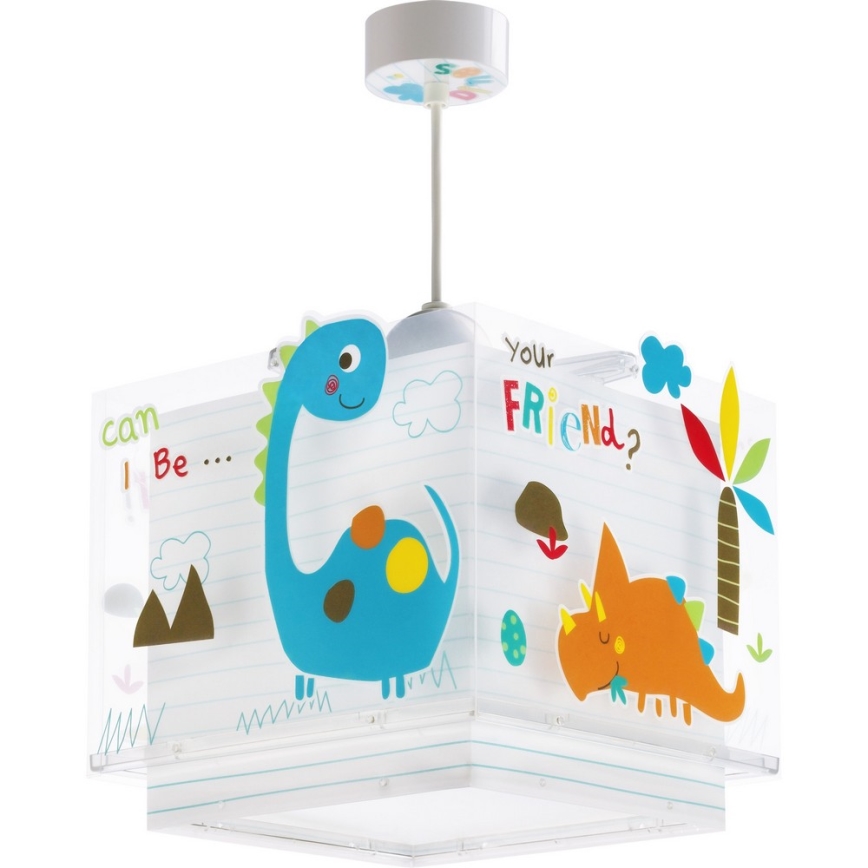 Dalber D-73452 - Kinder Kronleuchter DINOS 1xE27/60W/230V