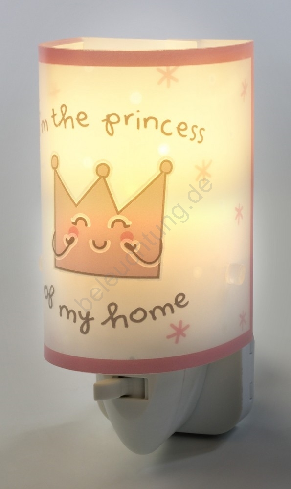 Dalber D-92831 - LED Kinder-Nachtleuchte PRINCESS 1xLED/0,3W/230V