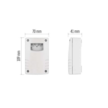 Dämmerungsschalter 1800W/230V IP65 weiß