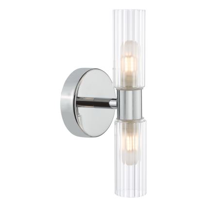Där Lighting BOL0950 - BOLTON Badezimmer-Wandleuchte 2xG9/5W/230V IP44 glänzender Chrom