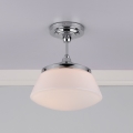 Där Lighting CAD0150 - Badezimmer-Aufputzleuchte CADEN 1xE27/60W/230V IP44 glänzender Chrom