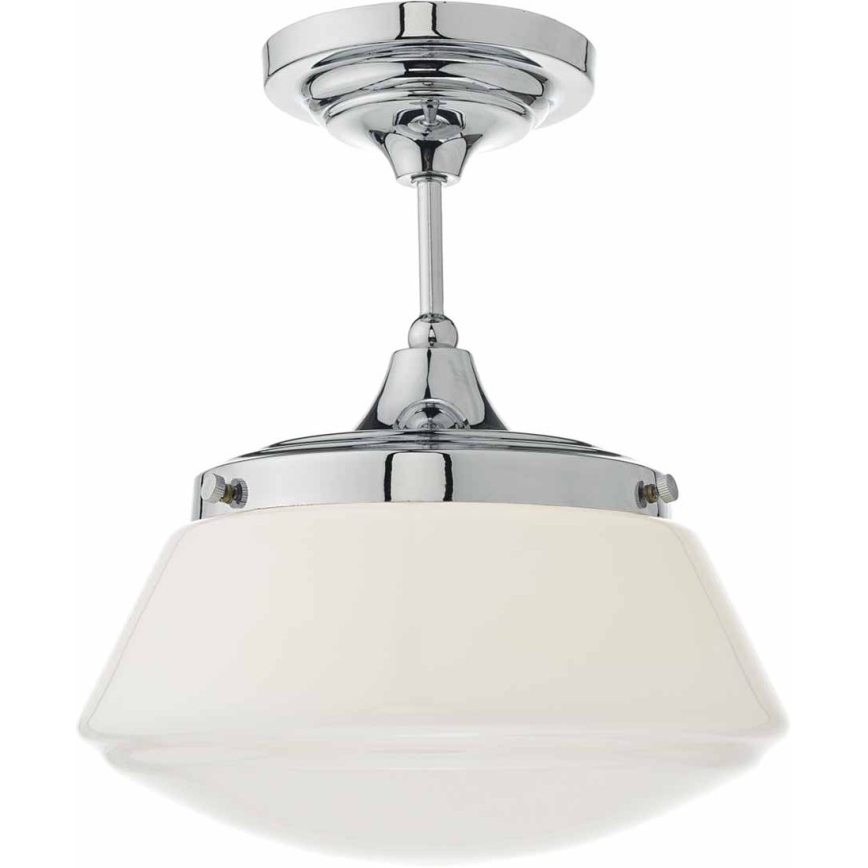 Där Lighting CAD0150 - Badezimmer-Aufputzleuchte CADEN 1xE27/60W/230V IP44 glänzender Chrom