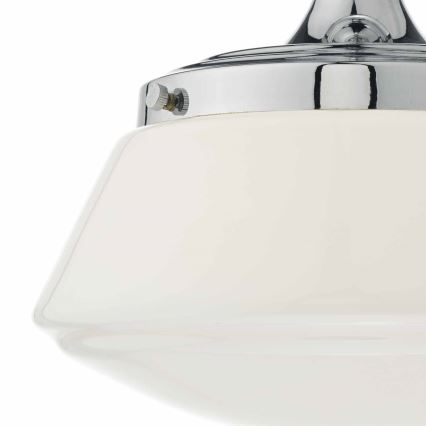 Där Lighting CAD0150 - Badezimmer-Aufputzleuchte CADEN 1xE27/60W/230V IP44 glänzender Chrom