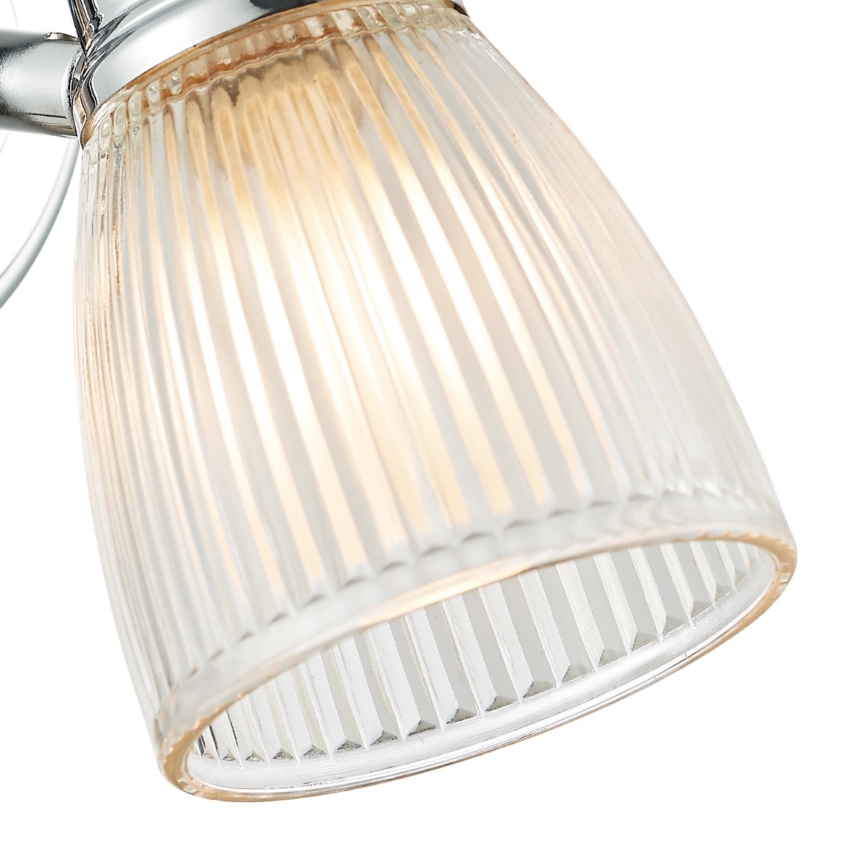 Där Lighting CED0738 - Badezimmer-Wandleuchte CEDRIC 1xG9/25W/230V IP44 glänzender Chrom