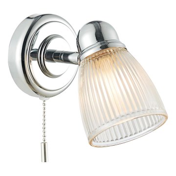 Där Lighting CED0738 - Badezimmer-Wandleuchte CEDRIC 1xG9/25W/230V IP44 glänzender Chrom