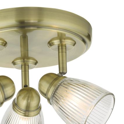 Där Lighting CED7675 - Badezimmer-Strahler CEDRIC 3xG9/25W/230V IP44 Messing