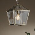Där Lighting CHU0175 - CHURCHILL Hängeleuchte an Kette 1xE27/60W/230V Messing