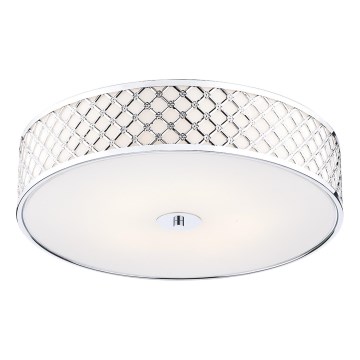 Där Lighting CIV5050 - Deckenleuchte CIVIC 5xE14/60W/230V, Ø 50 cm, glänzender Chrom