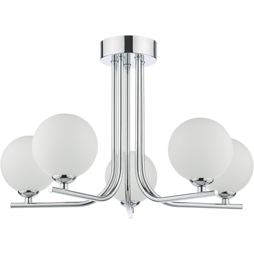 Där Lighting CRA5450-02 - Stangenpendelleuchte CRADLE 5xG9/25W/230V, glänzender Chrom
