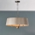 Där Lighting CRI0429 - Kronleuchter an Kette CRISTIN 4xE14/40W/230V Messing/taupe