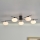 Där Lighting JAS5422 - Aufgesetzte Deckenleuchte JASPER 5xG9/25W/230V schwarz