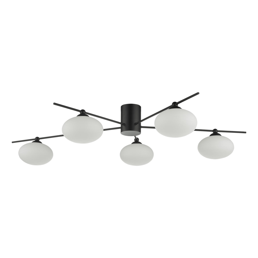 Där Lighting JAS5422 - Aufgesetzte Deckenleuchte JASPER 5xG9/25W/230V schwarz