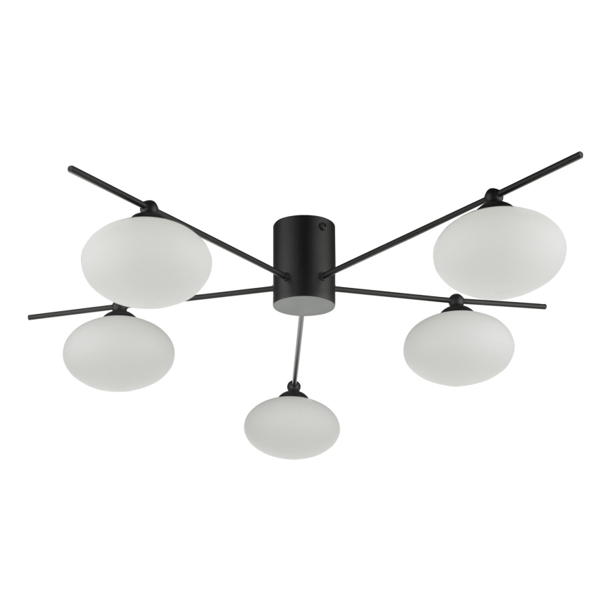Där Lighting JAS5422 - Aufgesetzte Deckenleuchte JASPER 5xG9/25W/230V schwarz