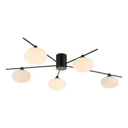 Där Lighting JAS5422 - Aufgesetzte Deckenleuchte JASPER 5xG9/25W/230V schwarz