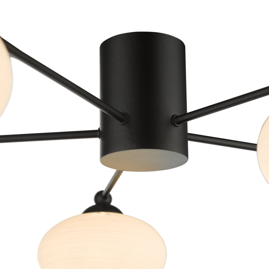 Där Lighting JAS5422 - Aufgesetzte Deckenleuchte JASPER 5xG9/25W/230V schwarz