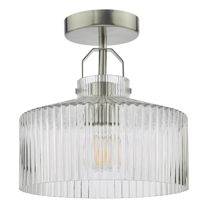 Där Lighting LEN4846 - Deckenleuchte LENKA 1xE27/60W/230V mattchrom